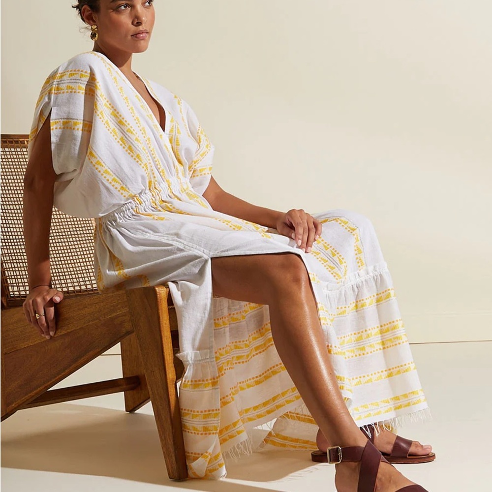 LemLem Abeda Leila Plunge Dress NWT
